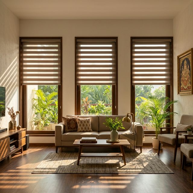 Modern zebra blinds installation Odugathur